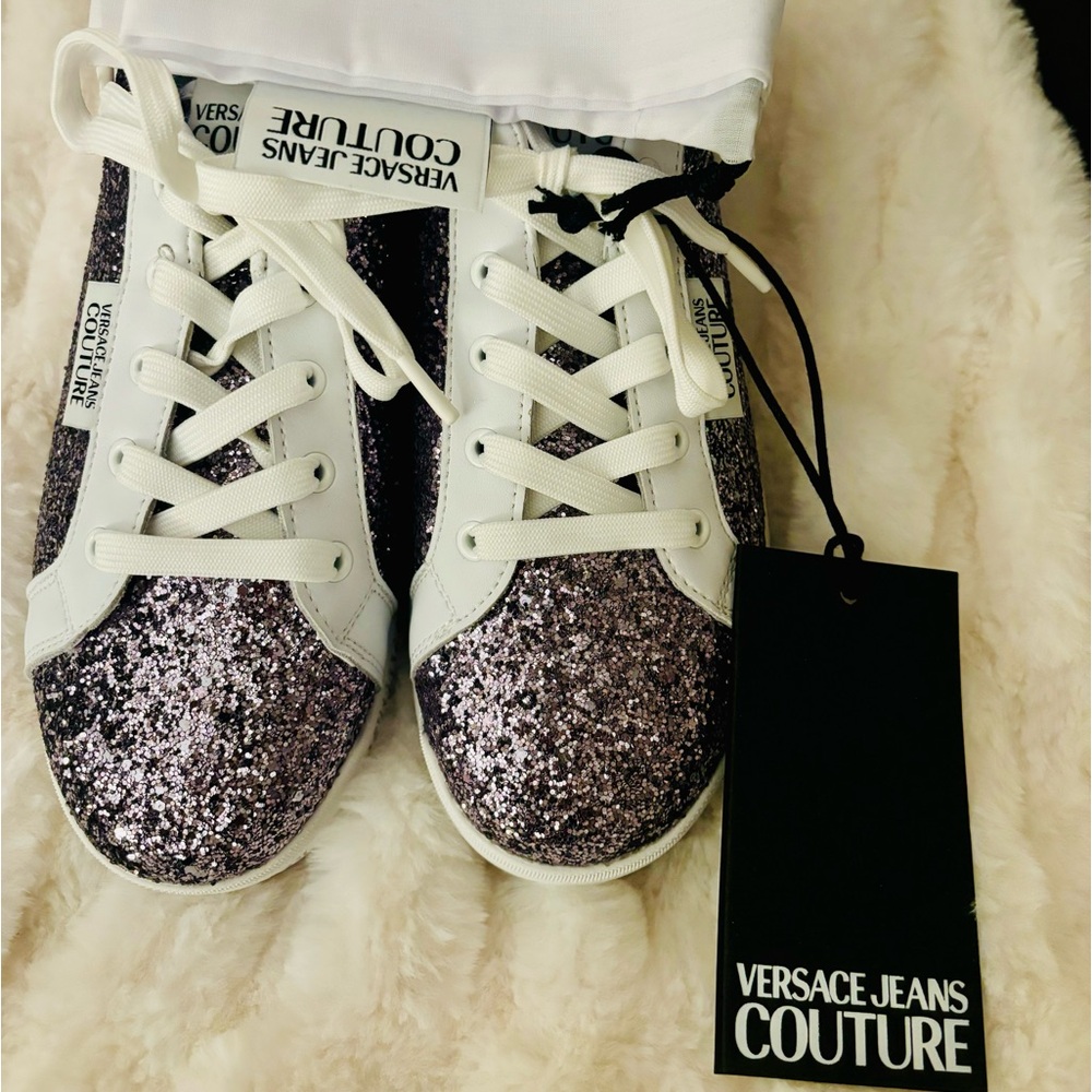 Versace Glitter Sneakers